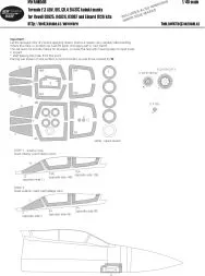 Tornado F.3 ADV, IDS, GR.4 EXPERT mask for Revell 1:48