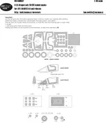 U-2A Dragon Lady BASIC mask for AFV 1:48
