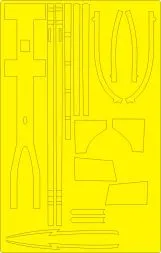 S-3A/B Viking CAMOUFLAGE mask for Italeri 1:48