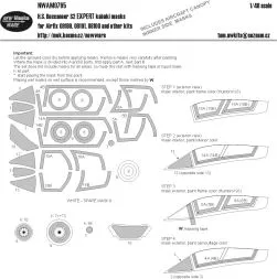 Buccaneer S.2C EXPERT mask for Airfix 1:48