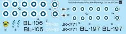 Finnish Bombers - Post War Markings 1:72