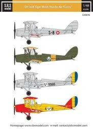 De Havilland DH-82A Tiger Moth - Nordic Air Forces 1:48