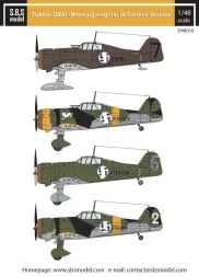 Fokker DXXI (Mercury engine) in Finnish Service 1:48