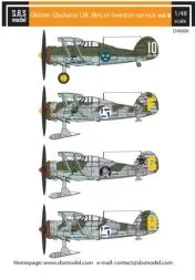 Gloster Gladiator in Swedish Service VOL.II 1:48