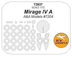 Mirage IVA mask for A&A Models 1:72