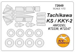 Tachikawa KS / KKY-2 mask for Amodel 1:72