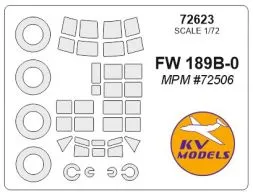 Fw 189B-0 mask for MPM 1:72