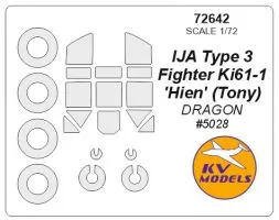 IJA Type 3 Ki-61-1 mask for Dragon 1:72