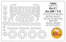 An-2/ Y-5 mask for Trumpeter 1:72