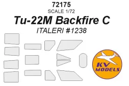 Tu-22M Backfire C mask for Italeri 1:72