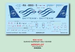 Sukhoi Superjet 100-95B - SkyTeam 1:144