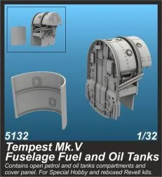 Tempest Mk.V Fuselage Fuel and Oil Tanks 1:32