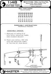 Spitfire Mk.Ia/IIa/Va - Browning .303 barrel tips 1:48