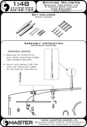 Spitfire Mk.IIb/Vb - Hispano 20mm cannons in fairings 1:48