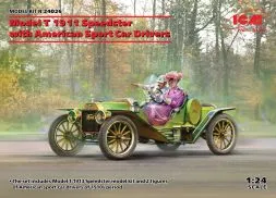 Model T 1913 Speedster with American Sport Car Drivers 1:35