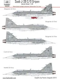 Saab J-39 C/D Gripen Tiger Meet 1:48