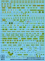 MiG-29 full Russian stencil 1:48
