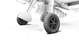 Bf 109E Wheels 1:72