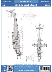 Mi-24V stencils Czech 1:48