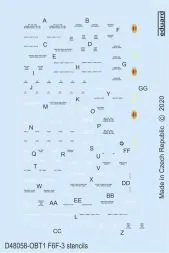 F6F-3 stencils 1:48