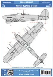 Hawker Typhoon stencils 1:48