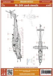 Mi-24V stencils Czech 1:72