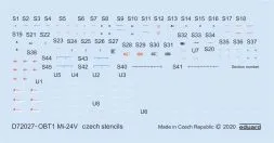 Mi-24V stencils Czech 1:72