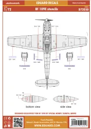 Bf 109E stencils 1:72