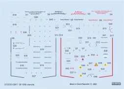Bf 109E stencils 1:72