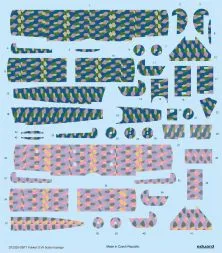 Fokker D. VII 5color lozenge 1:72