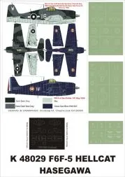 F6F-3/5 super mask for Hasegawa 1:48