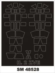 Il-2 mask for Zvezda 1:48