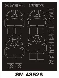 Spitfire Mk.I mask for Eduard 1:48