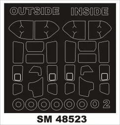 O-2A mask for ICM 1:48