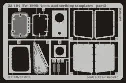 Fw 190D access and scribing templates 1:32