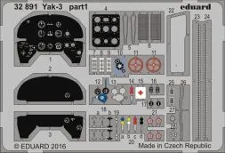Yak-3 P.E. set for Special Hobby 1:32