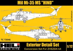 Mil Mi-35MS Conversion Set (w/ Fuel Tanks) 1:72