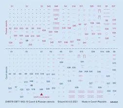 MiG-15 Czech & Russian stencils 1:48