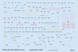 MiG-23MF/ ML stencils 1:48