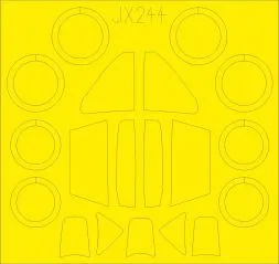 Me 262A mask for Revell 1:32