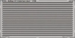 Railings 45 - 3 chain bars short 1:700