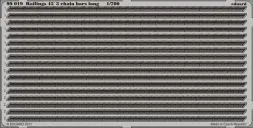 Railings 45 - 3 chain bars long 1:700