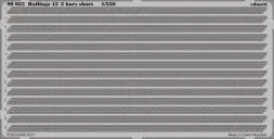 Railings 45 - 2 bars short 1:350