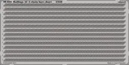 Railings 45 - 3 chain bars short 1:350