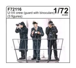 German U-VII crew (guard with binoculars) 1:72