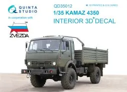 KAMAZ 4350 Mustang Family Interior 1:35