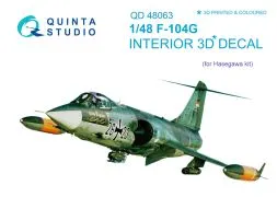 F-104G interior for Hasegawa 1:48