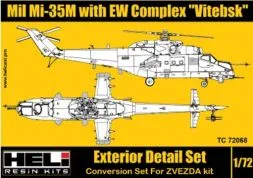 Mil Mi-35M with EW Complex "Vitebsk" 1:72