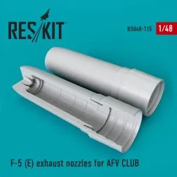 F-5E exhaust nozzles for AFV CLUB 1:48