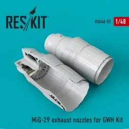 MiG-29 exhaust nozzles for GWH 1:48